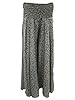 Grey Silky Wide Leg Pant Palazzo Hippy Bellydance Pants