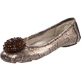 AK Anne Klein Womens Bauble Ballet Flat