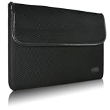 Case-Mate 15 Glovez Sleeve for 15 MacBook Pro Laptop, Neoprene Interior, Perforated Nylon Exterior, Leather Accent, Phantom Black  (67564)