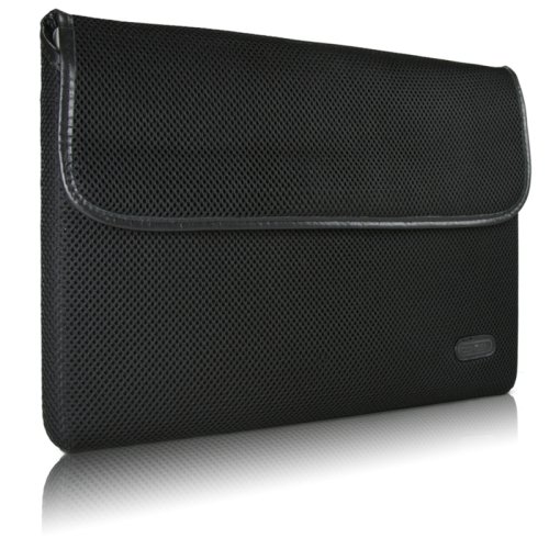 Case-Mate 15 Glovez Sleeve for 15 MacBook Pro Laptop, Neoprene Interior, Perforated Nylon Exterior, Leather Accent, Phantom Black  (67564)