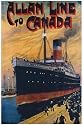 Allan Line To Canada by Unknown. CANVAS ROLLED. 23.16 inches width by 35.40 inches height. Highest Quality Art Poster Print