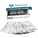 Electrode Pads - 40 PREMIUM TENS Pads for Electro Stimulation (Pigtail - 2mm). Provide Arthritis Pain Relief and Perfect Comfort - Compatible with most TENS Unit Muscle Stimulators and TENS machines.