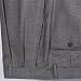 Glen Plaid Wool Pleated Dress Trousers