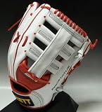 ゼット(ZETT)軟式プロステイタス外野手用楽天鉄平型BRGE46ホワイト×レッド右投げ 楽天
