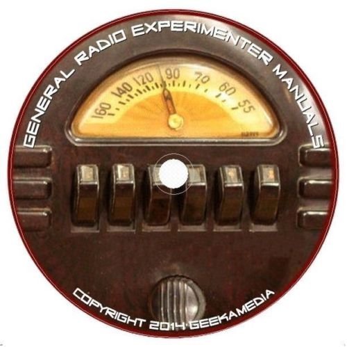 General Radio Experimenter Manuals 479 Editions M121