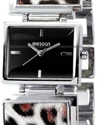 Watches For Women Silver Leopard Print Bracelet Bangle Quartz Lady Women Watch