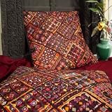 Kutch Embroidered Floor Cushion Pillow Covers (Set of Two)