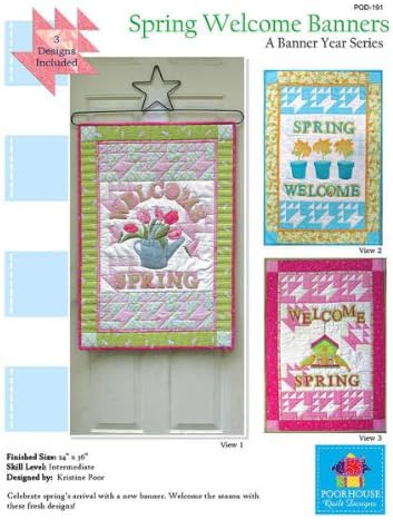 Spring Welcome Banners Pattern