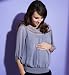 Maternity 34 Sleeve Embroidered Top