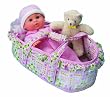 All About Baby Doll Little Bassinet Baby Baby Doll (Beth)
