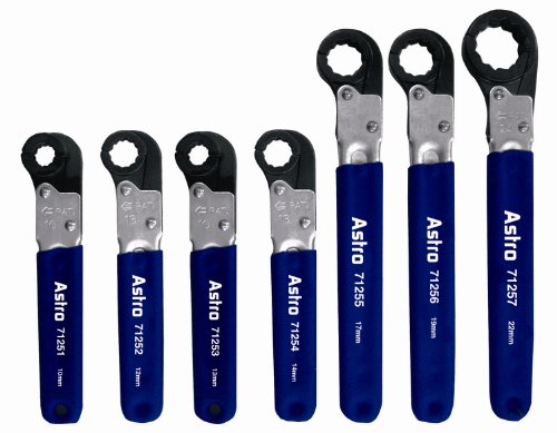astro pneumatic 7125 7-piece metric split box ratcheting wrench set