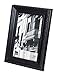 Kiera Grace Contemporary luxury-frames, 4 x 6, Black with Raised Leaf Border