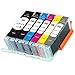 Starink 13 Pack Compatible Ink Cartridges Canon PGI-250XL CLI-251XL PGI250 CLI251 High Yield Repalcement for Canon PIXMA MG7520 MG7120 MG6320 iP8720 Printers (3LBK+2BK+2C+2M+2Y+2GY)