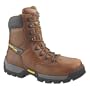 Wolverine Men's Guardian CarbonMAX Safety-Toe EH Slip Resistant 8 inch Work Boots - Brown 11 - Regular