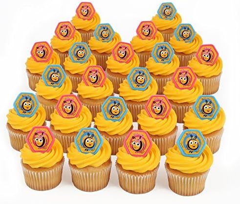 The Hive 24 Cupcake Topper Rings
