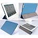 Invision� IPAD 2 SMART CASE COVER in BLUE (PU) LEATHER - FLIP STAND - AUTO SLEEP/WAKE - PREMIUM QUALITY