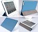 Invision® IPAD 2 SMART CASE COVER in BLUE (PU) LEATHER - FLIP STAND - AUTO SLEEP/WAKE - PREMIUM QUALITY