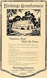 IMAGE OF 1924 Ad Hitchings Company Greenhouses Sunshine Shop NJ - Original Print Ad