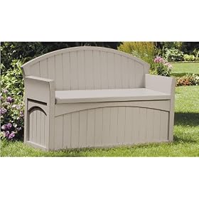 Suncast PB6700 Resin Patio Storage Bench