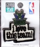 MILWAUKEE BUCKS NBA BASKETBALL CLASSIC OLD SCHOOL PIN SEALED