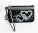 Coach Rhinestone Heart Wristlet Bag Case for Ipod Black - Coach 44856BLK