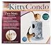 Lazy Pet Plush Double Cat Condo, Blue