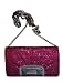 Women's Coach Signature Optic Lurex Evening Wallet Raspberry
