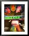 Nightlife, Mongkok Street Market, Kowloon, Hong Kong, China Places Framed Art Poster Print by Charles Bowman, 25x31