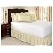 Olympic Queen Bone Ruffled Bedskirt with 18" Drop