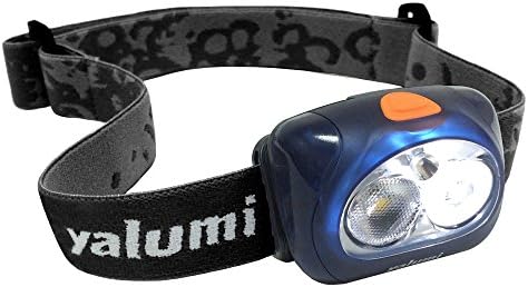 Yalumi LED Headlamp Spark Professional 120-lumen Floodlight/90-lumen Spotlight White/red Night Vision, Electronic Wide/Narrow beam angle switching, Less than 2.8 oz