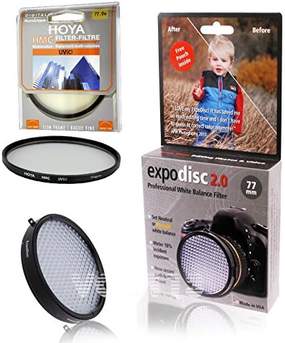 EXPODISC 2.0 WHITE BALANCE FILTER NEUTRAL PORTRAIT 77mm EXPOD2-77 + HOYA UV HMC