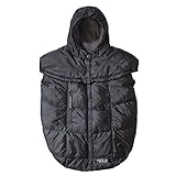 (セブンエイエム アンファン) 7 A.M ENFANT 防寒具 Pookie Poncho プーキーポンチョ フットマフ カバー 2way 02.Metallic Charcoal【PP200】