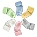VWU Baby Socks with Grips Thick Cotton Socks for Toddler Infant Baby Girl Baby Boy 0-3 Years Old 5 Color (1-3 Years, Multicolor(6-pack))