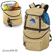 Boise State Broncos Zuma Insulated Backpack with Waterproof Liner - Beige w/Digital Print