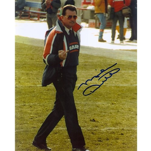 Mike Ditka Autographed Chicago Bears (Middle Finger) 8x10 Photo