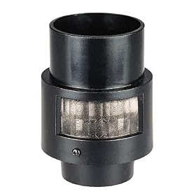 Heath/Zenith SL-4100-BK-A 150-Degree Motion-Sensing Post-Light Adapter, Black