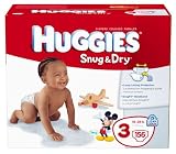 Huggies Snug & Dry Diapers, Size 3, Giant Pack, 156 Count