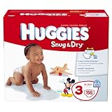 Huggies Snug & Dry Diapers, Size 3, Giant Pack, 156 Count