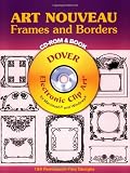 Art Nouveau Frames and Borders CD-ROM and Book (Dover Electronic Clip Art)