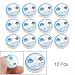 Rosallini 12 Pcs Compressed Facial Paper Skin Care DIY Masks