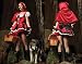 Karnevals- / Halloween-Kost�m "Sexy Rotk�ppchen"
Gr��e: M/L (Das Kost�m ist nicht in anderen Gr��en 
lieferbar!)
Lieferumfang:
- S��es rotes Minikleid, mit eingearbeiteter Bluse mit Puff�rmeln und 
gro�er schwarzer Schleife auf der R�ckseite.
- Roter Umhang mit Karpuze
- 2 Armstulpen
Der Korb ist 
nicht im Lieferumfang enthalten.
Sofort lieferbar! Neu & originalverpackt!