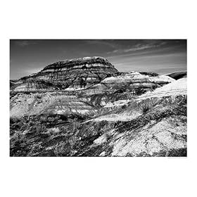 Alberta Badlands Scenic Photographic Poster Print by Laurent Nicolov, 10x8