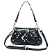 Black Faux Snake Skin Purse