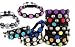 Frost© London Disco Ball Pave Friendship Bracelet - 12MM - bling bling!! - made with over 70 Swarovski crystals -Unisex for Men and Women packed inside a lovely Organza pouche - Choose the colour from the menu below -MIX HEMATITE & CLEAR