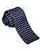 H2H Mens Casual Basic Designed Knit Neck Tie