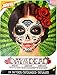 Day Of The Dead Sugar Skull Temporary Face Tattoos (GLITTER WEB)