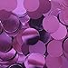 24mm Flat Round SEQUIN PAILLETTES ~ Deep PURPLE Metallic Premium ~ Loose sequins for embroidery, bridal, applique, arts, crafts, and embellishment.