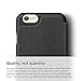 Phone 6S Case, elago [Leather Flip][Black/Black] - [Card Slot][Screen Protection][Premium Hybrid Construction] - for iPhone 6/6S