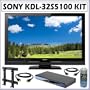 Sony Bravia S-Series KDL-32S5100 32-Inch 1080p LCD HDTV + Blu-Ray Accessory Kit