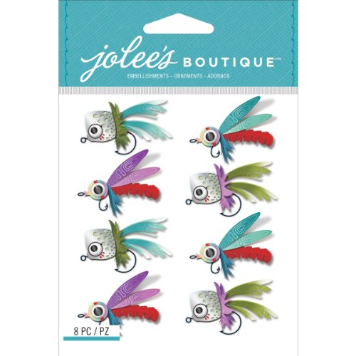 Jolee s Boutique Dimensional Stickers, Fishing Lures Repeats